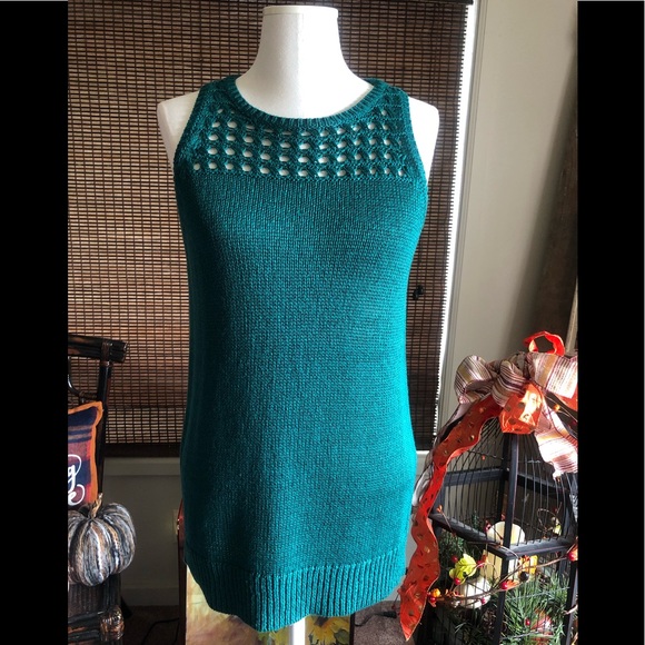 LOFT Sweaters - Loft beautiful teal sleeveless sweater